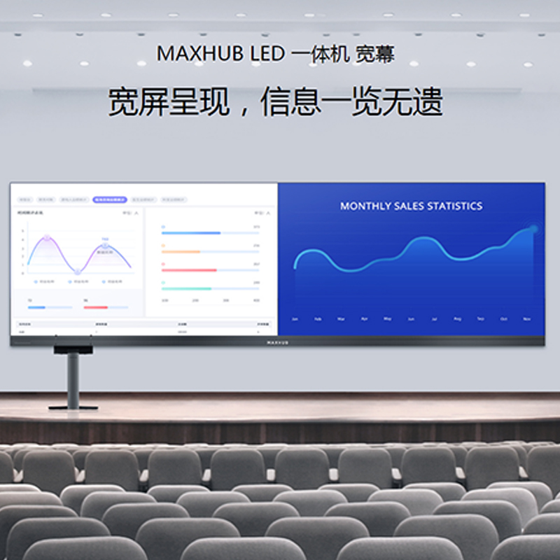 MAXHUB LED 一体机 宽幕